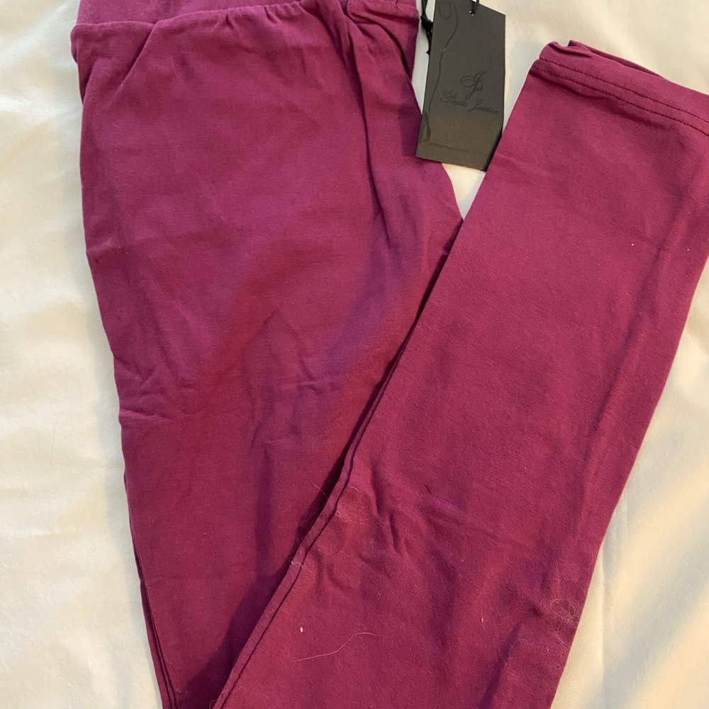 Women’s Purple & Army Green Leggings